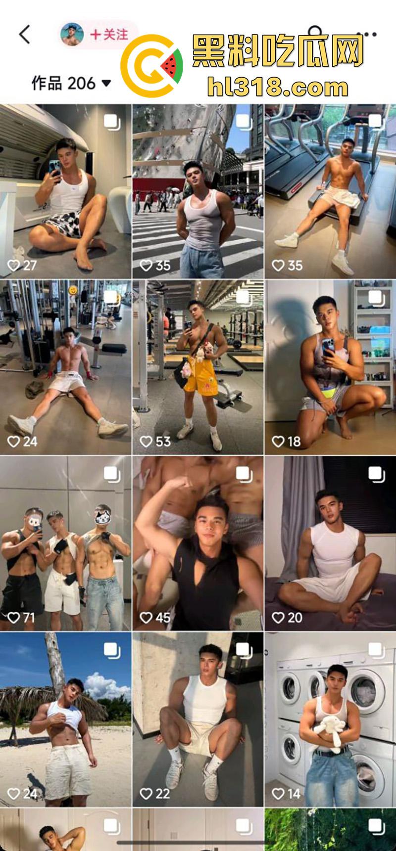 上海网红肌肉男【懿杰】,私下竟是变态男同,推特公然卖屁眼,大胸肉臀还收门槛,看来做鸡钱很好赚啊!-3