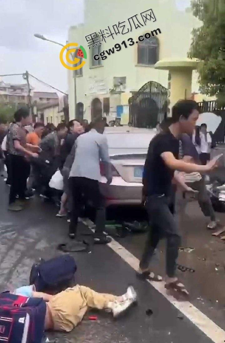 浙江金华苏孟小学门口恐怖一幕:车辆横冲直撞,血肉模糊,众亲痛哭!心狠手辣的司机是报复社会还是另有隐情?-3