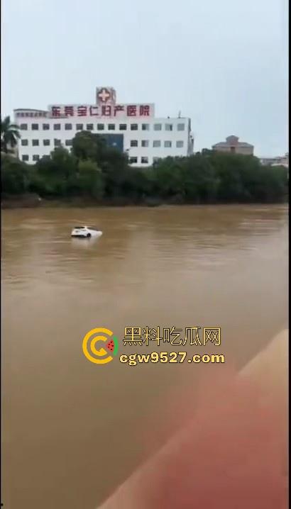 东莞一女司机开车掉河里,车辆像脱缰野马般直冲河中,送医院抢救无效死亡!-5
