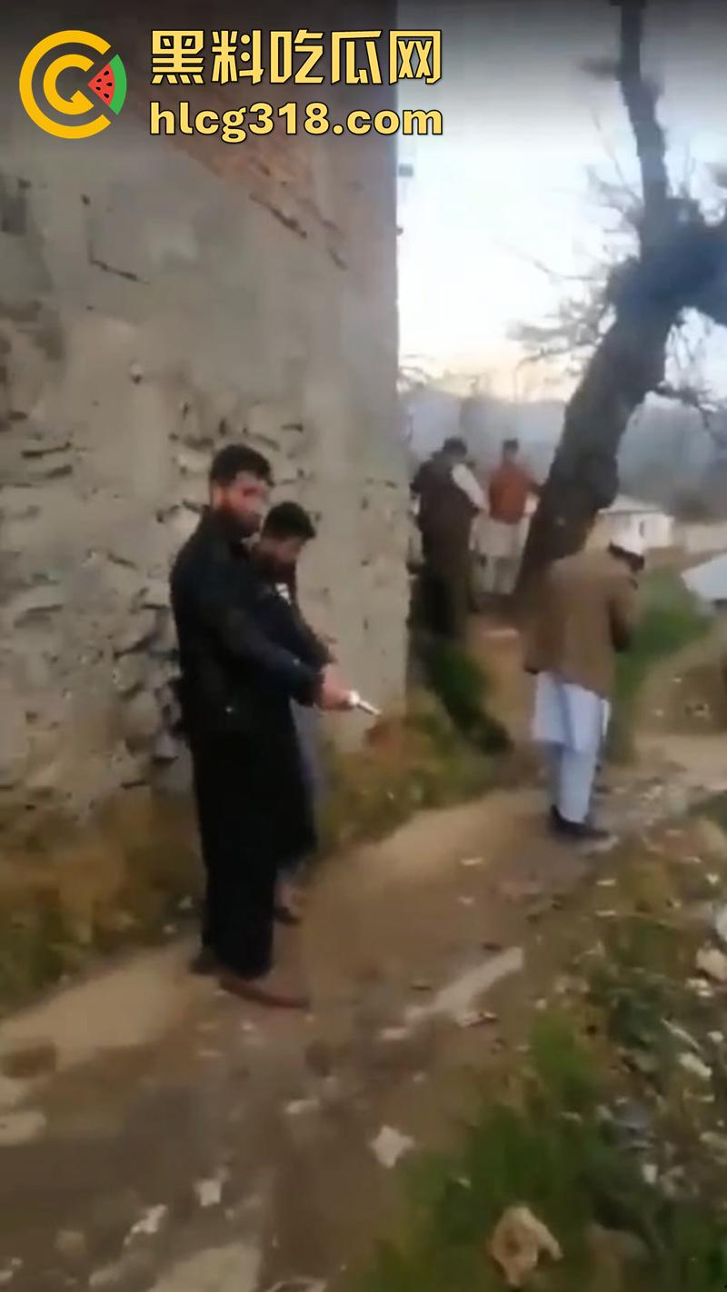 猪队友试枪惨遭爆头,巴基斯坦村民体验刚到的手枪,结果遭猪队友走火爆头,男子当场去世!-3