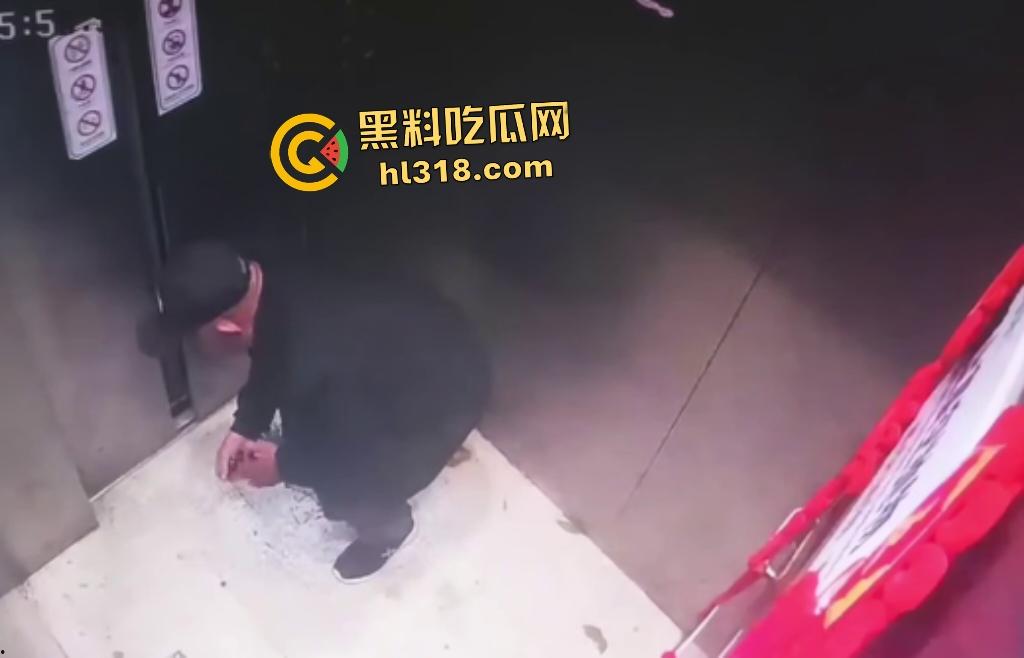 深圳电梯惊现老大爷脱裤拉屎,出电梯一直站在门口不让电梯下去,还忘拉裤子,老年痴呆还是坏人变老?-4