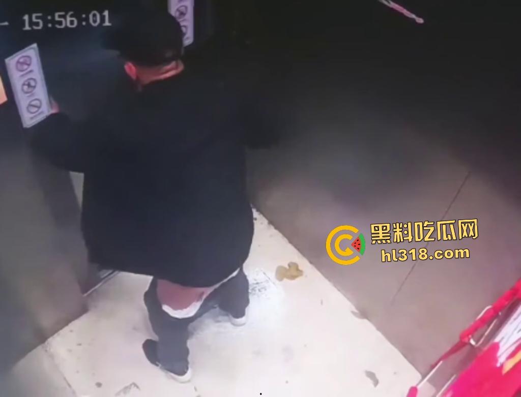 深圳电梯惊现老大爷脱裤拉屎,出电梯一直站在门口不让电梯下去,还忘拉裤子,老年痴呆还是坏人变老?-6