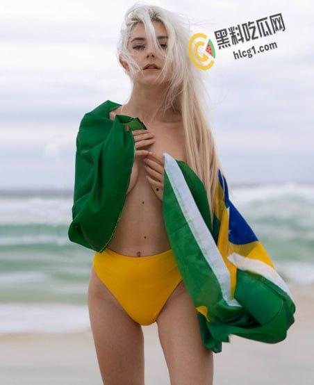 欧美金发骚妇 爱打高尔夫的人妻荡妇 在海滩各种勾引有钱人 谁都能操的公交车-5