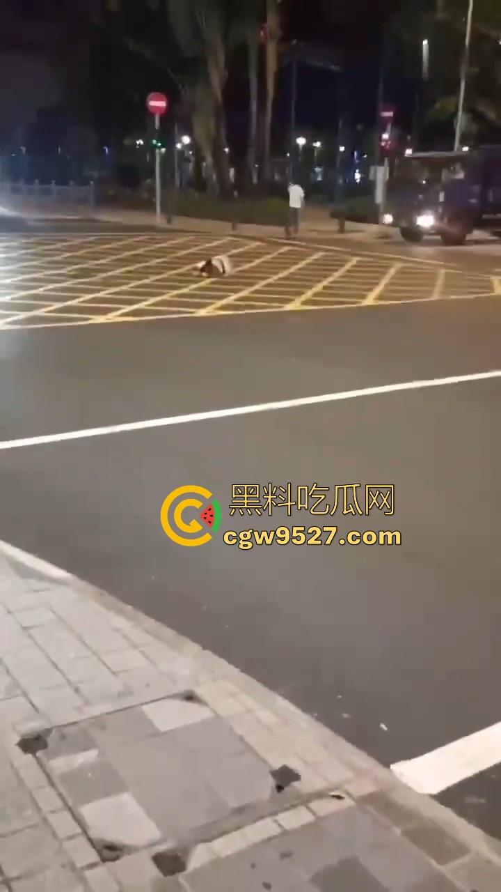 澳门深夜街头一女子与男友闹矛盾,到大街上横躺堵车,到底是受了什么刺激啊,这真的是拿生命开玩笑!-1