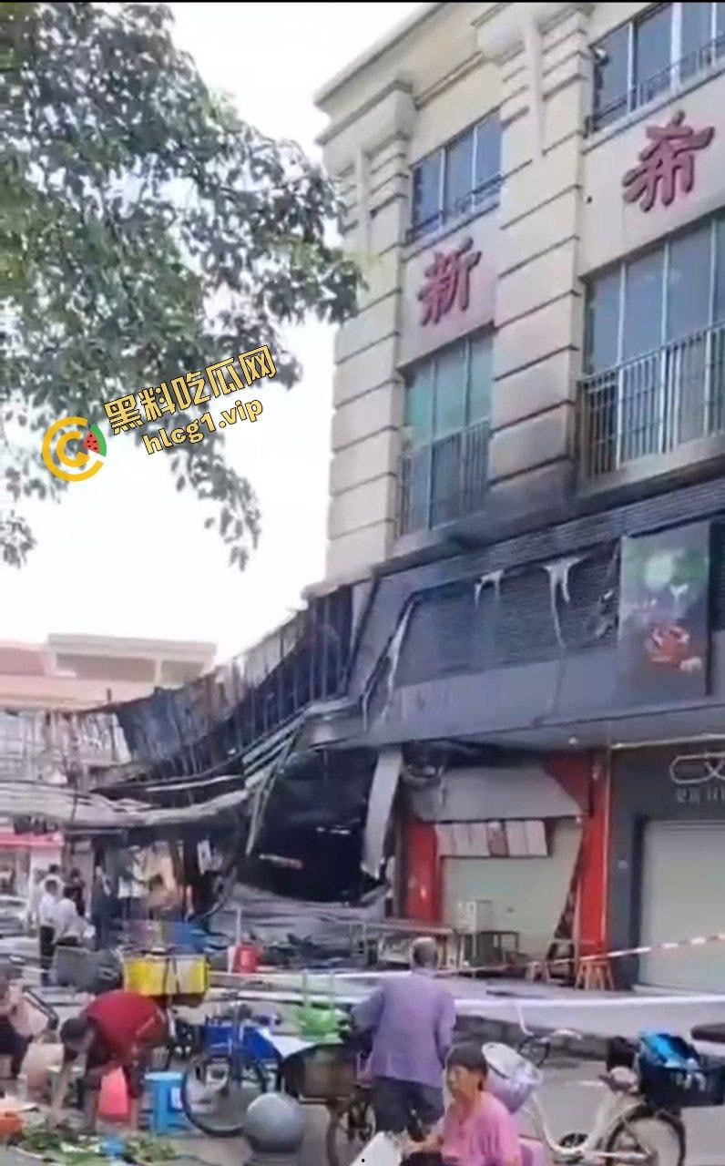 佛山顺德三桂市场 电动车自燃引燃多家商铺 大型火灾!-5